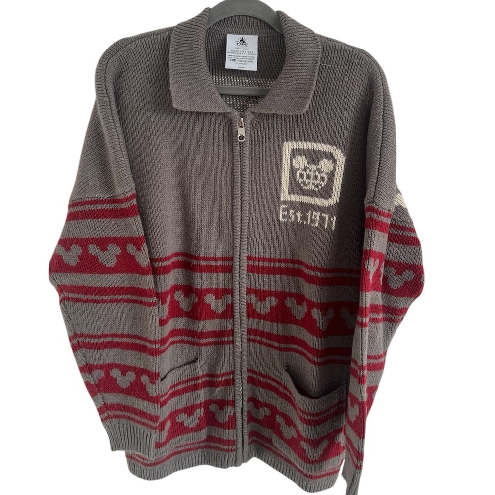 Disney World Spirit Jersey Knitted Cardigan, size small